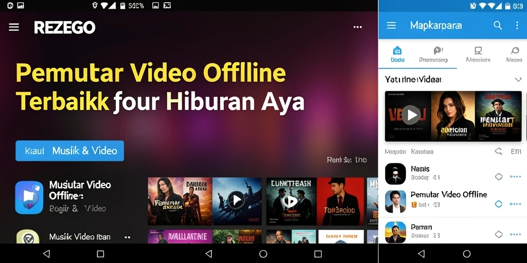 Antarmuka aplikasi REZEGO yang ramah pengguna dan mudah diakses.
