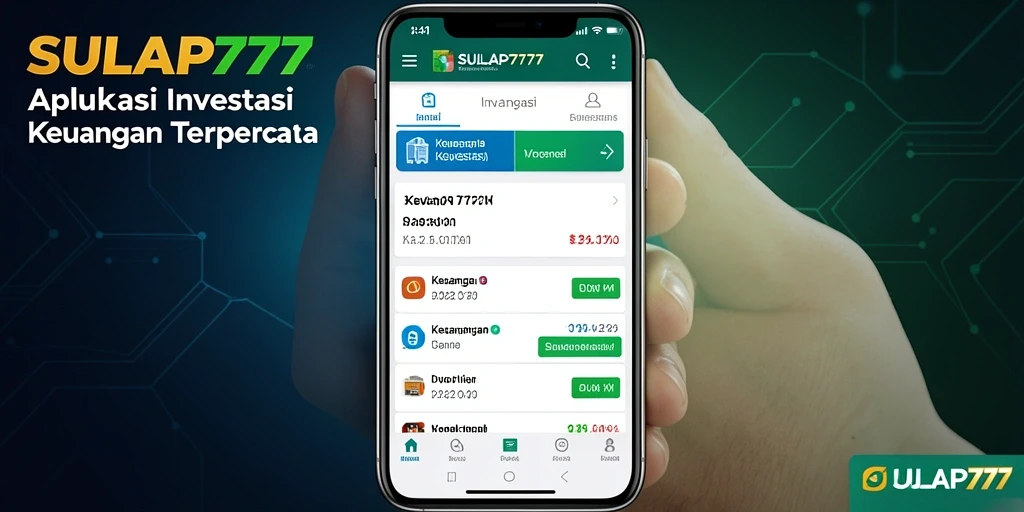 Screenshot utama SULAP777 menampilkan antarmuka pengguna yang intuitif untuk investasi.